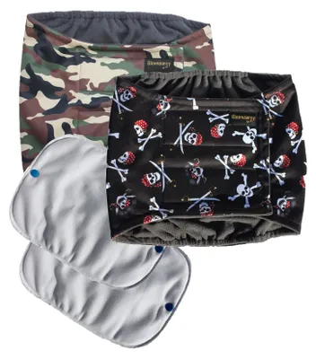 Image de Couche pour chien mâle - Incontinence (lot de 2, taille XL)