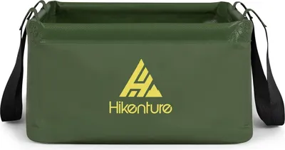 Image de HIKENTURE Outdoor Bol pliable 15L Seau pliable Camping Army Green