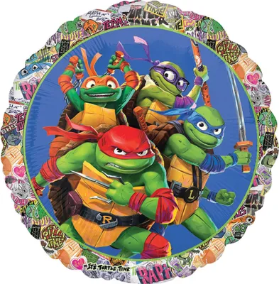 Produktbild von Ninja Turtles Aluminium-Ballon 45 cm -