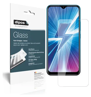 Zdjęcie produktu dla 2x folia ochronna do Vivo Y17 - folia antywstrząsowa 9H dipos Glass z tworzywa sztucznego