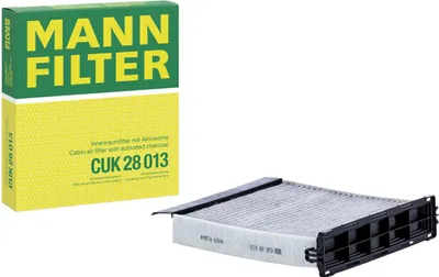 Produktbild von MANN-FILTER CUK 28 013 Innenraumfilter Pollenfilter passend für MERCEDES-BENZ A-Klasse (W177) Aktivkohle