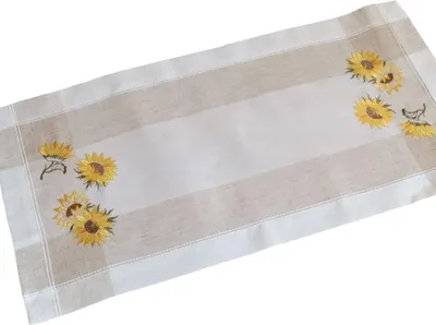 Immagine prodotto di Runner da tavola FIBONA girasoli casa di campagna poliestere 40 x 90 cm