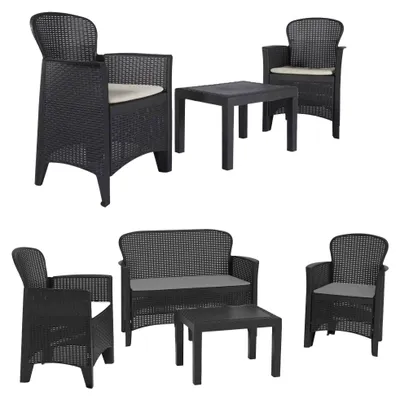 Produktbild von Curno - Outdoor Lounge-Set, Anthrazit, 6 Plätze  Italy
