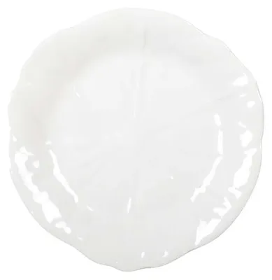 Produktbild von Weißer Dessertteller aus Melamin, 21 x 21 x 1,5 cm – 6er-Set