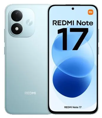 Image de Smartphone Xiaomi Redmi Note 17, écran AMOLED 6,99 pouces, taux de rafraîchissement 120 Hz, 6 Go de RAM, 256 Go de stockage, appareil photo 108 MP, réseau 4G