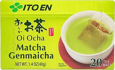 Produktbild von Ito En Oi Ocha Matcha Genmaicha Teebeutel 40g
