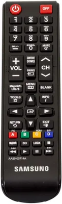 Zdjęcie produktu dla Samsung AA59-00714A, TV, Naciśnij przyciski, Czarny