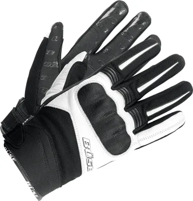 Immagine prodotto di Guanti da moto BUSE Open Road Evo bianco e nero 6