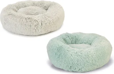 Immagine prodotto di Beeztees Kitten Vako - Cestino per gatti - peluche - blu - 50x50x18 cm