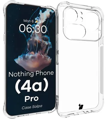 Produktbild von Flexible Handyhülle für Nothing Phone (4a) Pro, Bizon Case Salpa, Transparent