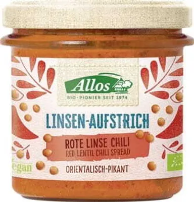Produktbild von WÜRZIGE GLUTENFREIE LINSENPASTE  140 g - ALLOS