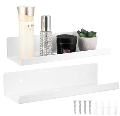 Productafbeelding van Set van 2 Wandplanken voor Wandmontage, Wit