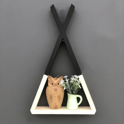 Produktbild von Skye Decor, Raf139, Wandregal, Nussbaum, 100 % MASSIVES HOLZ, 25 x 6 x 42 cm