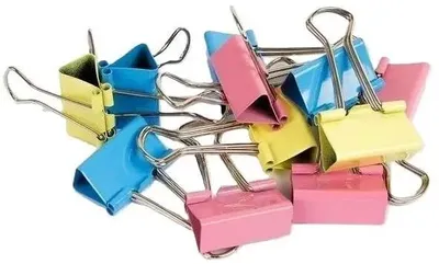 Immagine prodotto di Clip colorate da 25 mm, 48 pezzi - Fandy