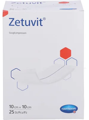 Produktbild von ZETUVIT Saugkompressen steril 10x10 cm