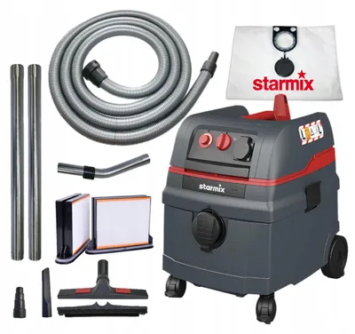 Produktbild von Industriestaubsauger Starmix 1625 Top 1600W Beutellos mit Steckdose