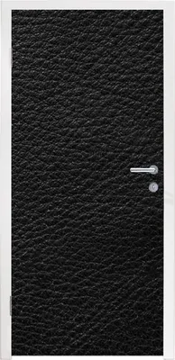 Obrázok produktu pre MuchoWow® Tapety na dvere - Samolepiaca fólia na dvere - Koža - kožený vzhľad - čierna - sivá - 205x80x0.1cm - Plagát na dvere - Samolepiaca fólia na dvere