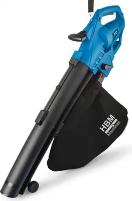 Produktbild von HBM 3-in-1 Laubbläser und Laubsauger mit variabler Drehzahl und Fangkorb