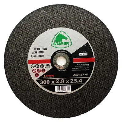 Image de Molette en fer T41, 300 x 2,8 x 25,4 mm, STAYER
