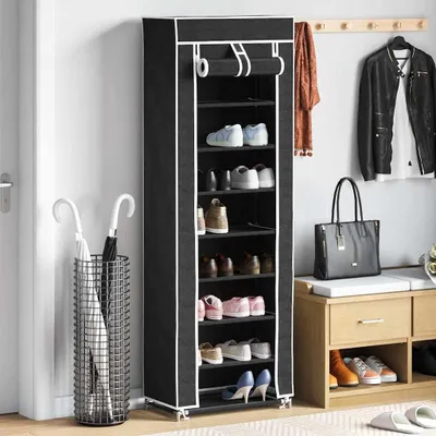 Obrázok produktu pre vidaXL Skriňa na topánky Stojan na topánky 8 vrstiev 57 x 29 x 162 cm