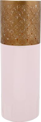 Bodenvase Esmeralda Deco 1060 Puderrosa / Gold