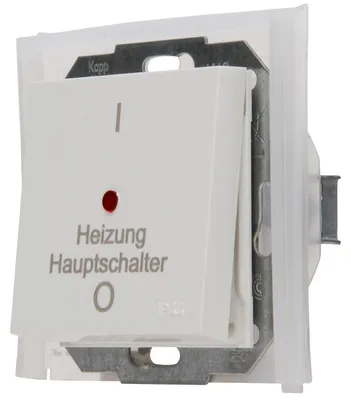 Produktbild von KOPP Heizungshauptschalter Athenis, reinweiß