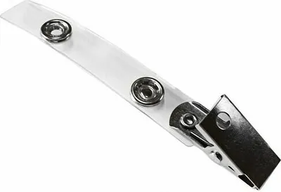 Produktbild von 50x Ausweisclip Befestigungsclip Kartenclip Clip aus Metall
