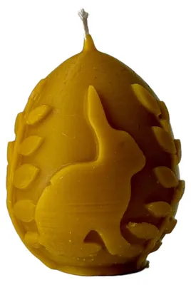 Produktbild von Apimel Dekorative Osterkerze aus 100% Bienenwachs