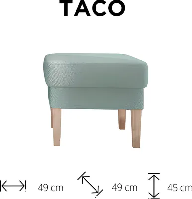 Obrázek produktu pro Podnožka, otomán, odkládací taburet, taburet, sedací prvek, pohovka, čalouněný stolek, pomocný taburet