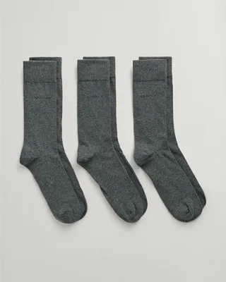 Image de Chaussettes Gant Soft 3 paires Gris EU 40-42 Homme Gris EU 40-42