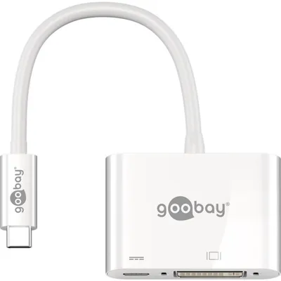 Obrázok produktu pre USB-C™-Adapter auf DVI, PD, weiß