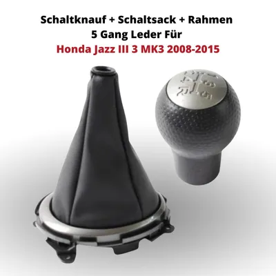 Obrázok produktu pre Radiaca páka + taška na radenie + rám 5 rýchlostí koža pre Honda Jazz III 3 MK3 2008-2015
