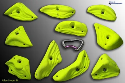 Produktbild von Move-it-Climbingholds - Alien Sloper M (Klettergriffe-Set),rot