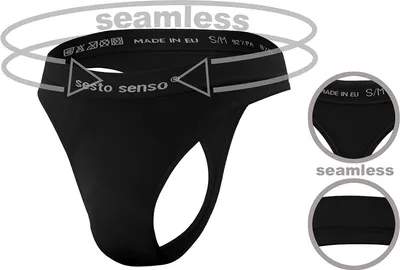 Produktbild von Sesto Senso - CL13 - Pánská tanga STRING Brief - černá - L/XL