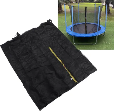 Produktbild von Trampolin Sicherheitsnetz Trampolin Umzäunung Netz Ersatz für 16ft Trampoline mit 12 Stangen