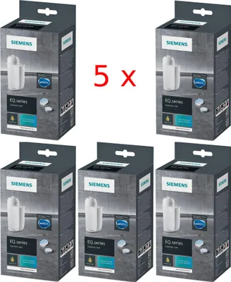 Produktbild von SIEMENS 5 x TZ80004 Pflegeset Reiniger Entkalker Brita Intenza EQ 5er Pack