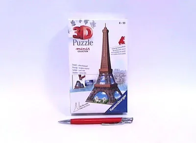 Produktbild von Ravensburger 3D Puzzle - Mini Eiffelturm - 54 Teile - ab 8 Jahren