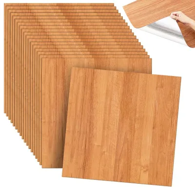 Produktbild von Solidchoice – 20 Stück 3D-Wandpaneele, Holzoptik, selbstklebend