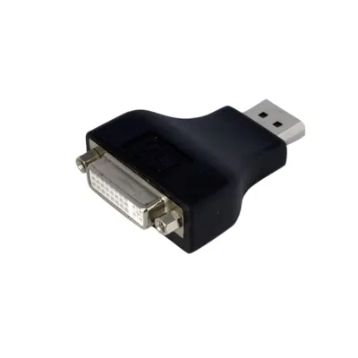 Produktbild von StarTech.com DisplayPort auf DVI Adapter / Konverter mit bis zu 1920x1200 - DP zu DVI Video (Stecker/Buchse), DisplayPort, DVI-I, Schwarz