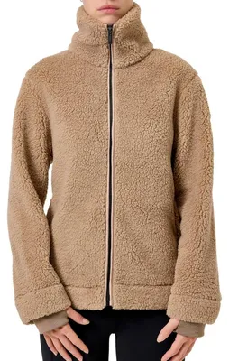 Produktbild von Equestrian Stockholm Jacke Damen Teddy Fleece Jacket Sand Kollektion Sand S