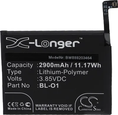 Produktbild von vhbw Akku Ersatz für LG BL-O1, EAC64559001, EAC64619301 für Handy Smartphone Telefon (2900 mAh, 3,85 V, Li-Polymer)