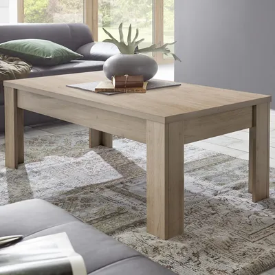 Obrázek produktu pro Konferenční stolek Firenze s povrchovou úpravou s efektem dřeva, délka 122 cm
