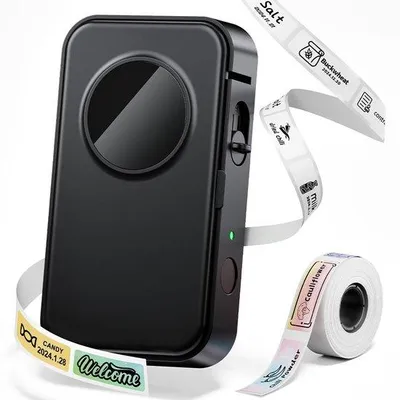 Produktbild von Kompakte draadloze Bluetooth Etikettendrucker für den Alltag