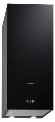 Produktbild von Klarstein Monumenta - Abzugshaube, Dunstabzugshaube, Wandabzugshaube, Abluft/Umluft, 559m³/h Abluftleistung, Edelstahl, 2 x Aktivkohlefilter, schwarz