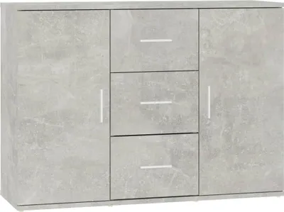Obrázek produktu pro vidaXL Příborník betonový šedý 91x29,5x65 cm výrobek z odvozeného dřeva