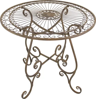 Produktbild von Bistrotisch Flair Metall Antikoptik – Balkon & Gartentisch