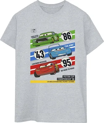 Produktbild von Disney - "Cars Piston Cup Champions" T-Shirt für Damen BI16205 (L) (Grau)
