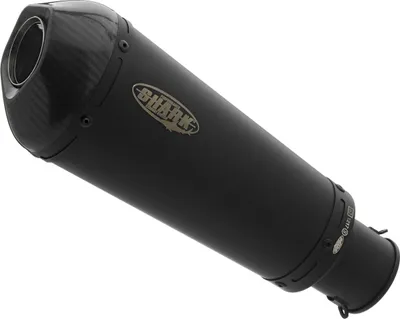 Produktbild von SHARK KOMPLETTANLAGE Edelstahl beschichtet/Carbon schwarz-matt DSX-7 für KAWASAKI Ninja 650,Z650,Z650 RS EURO5+