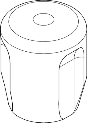 Produktbild von Grohe Griff für Eurotec Außenventile Markierung blau
