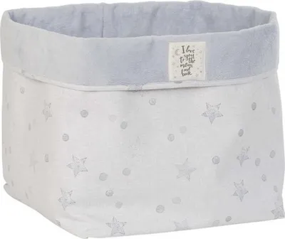 Immagine prodotto di Cesto portaoggetti Pericles Star grande 36 cm bianco/nero